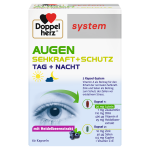 DOPPELHERZ Augen Sehkraft+Schutz system Kapseln